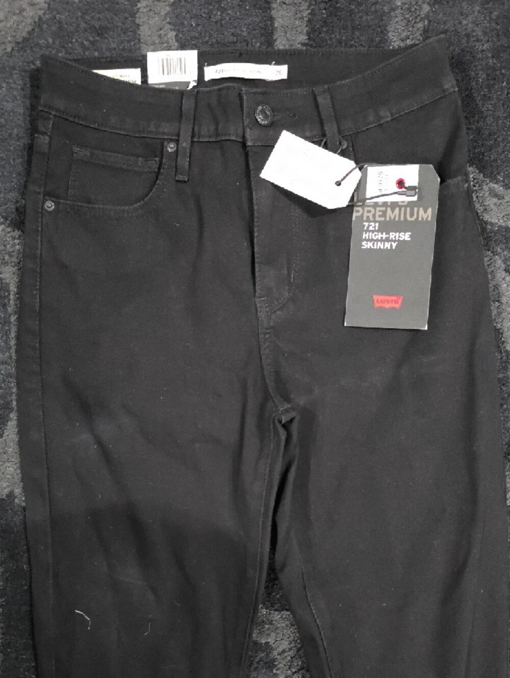 Levi's Black Skinny Jeans - 721 High-Rise - Picture 2 of 6